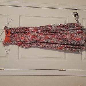 Kut From The Kloth Pink Paisley Handkerchief Sleeveless Fit & Flare Dress - 0P